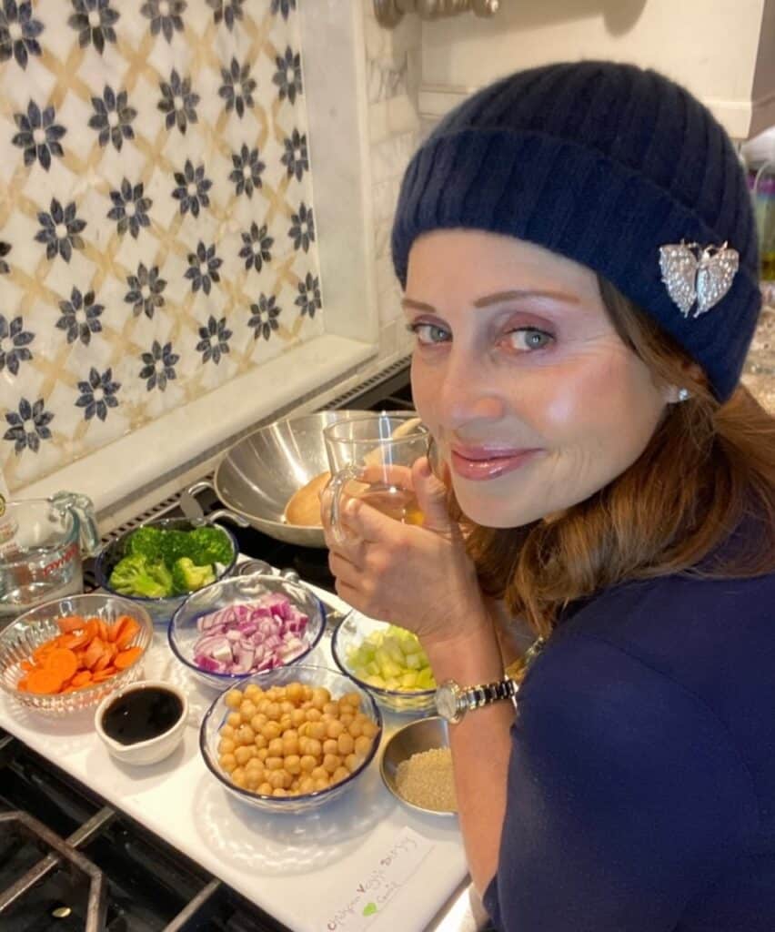 IHP Health Coach Cooking Nourishing Meal